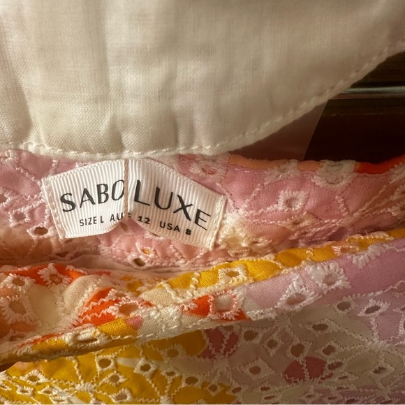 Sabo Lux Keara Midi Skirt and Corset Top  Set - Pollen size 8 - Picture 7 of 8